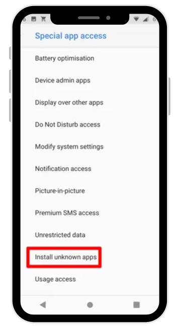 Install Unknown App
