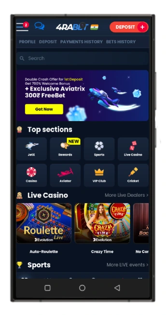 4rabet Casino Site