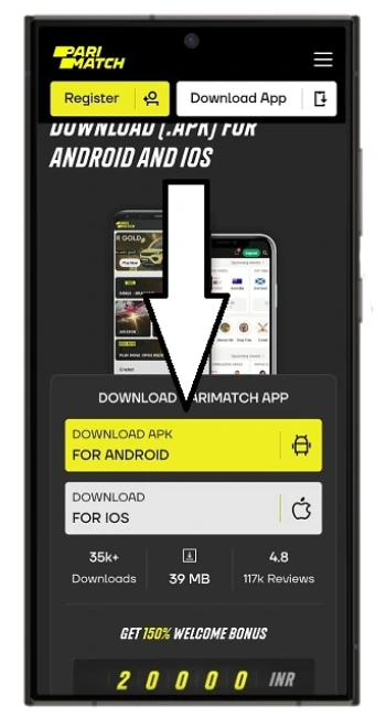 Parimatch Download APK for Android