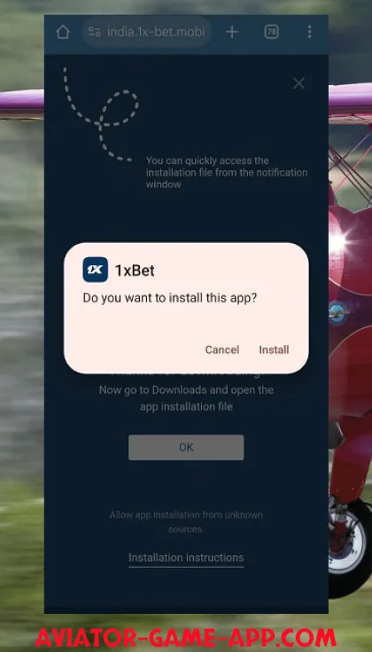 1xBet Install app