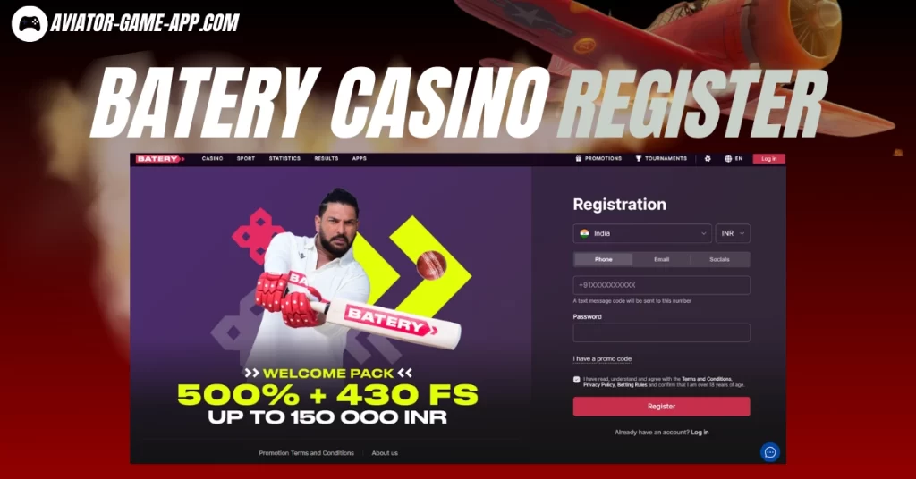 How to Register at Batery Casino